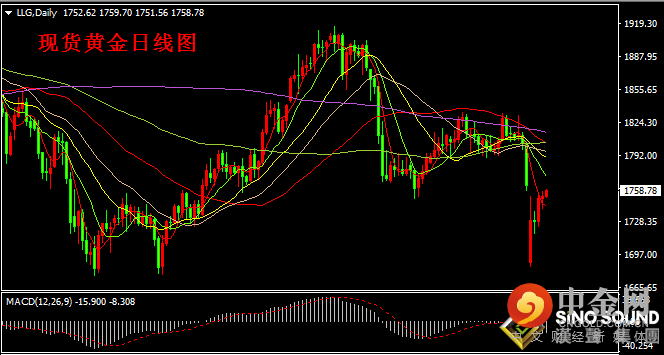 汉声张新才:[8月13日晚评]美元指数在近期高位徘徊，金价延续反弹谋求突破