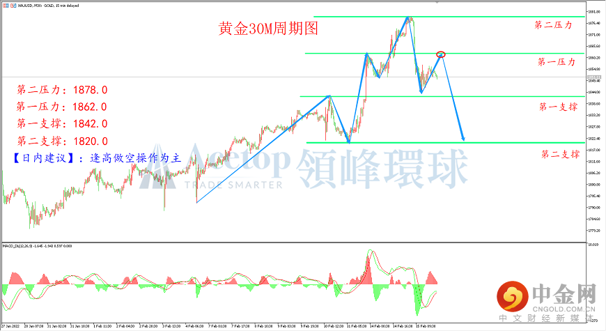 领峰环球-黄金走势图