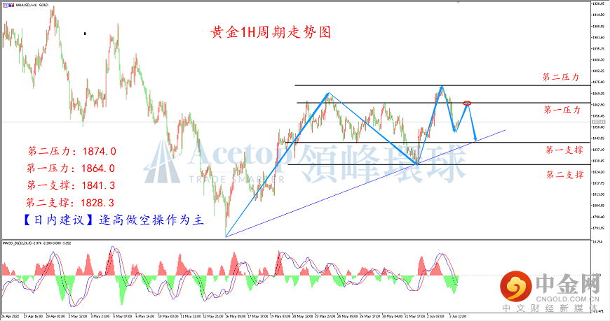 领峰环球-黄金走势图 领峰环球-黄金走势图
